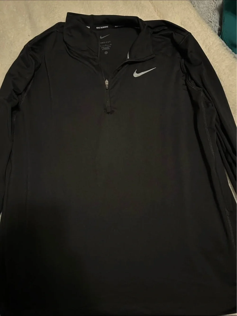 Nike Black Womens Half-Zip Performance Pullover